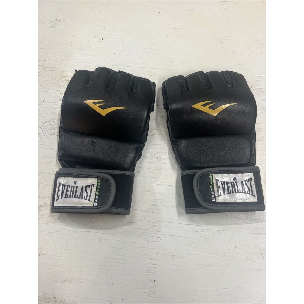 EVERLAST MMA POWERLOCK TRAINING S/M ,BLK/GRY GLOVES